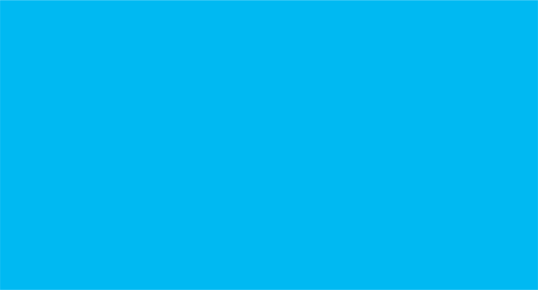 A solid rectangle of bright blue