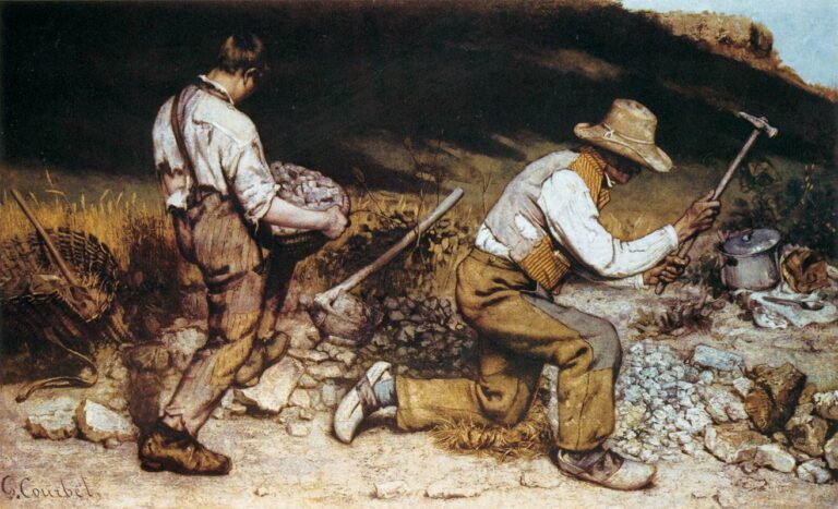 Gustave Courbet, The Stonebreakers Public Domain.
