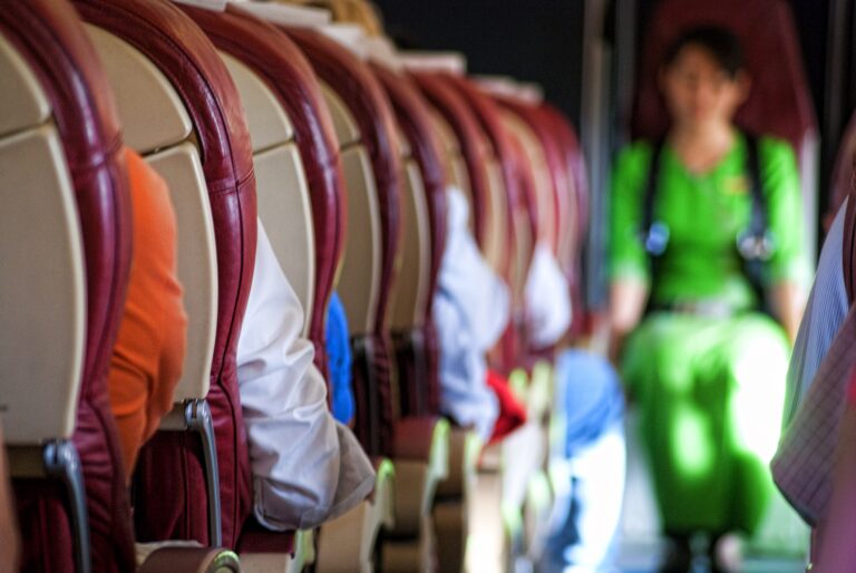 Flight attendant of Air KBZ in Myanmar