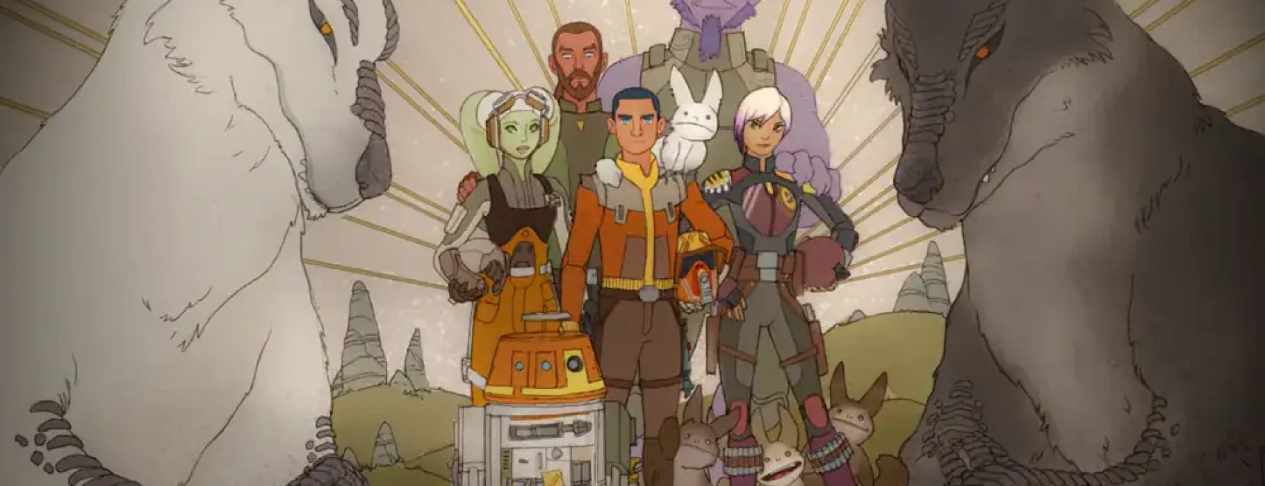 Spectres mural in Capital City on Lothal. Source: Wookieepedia.