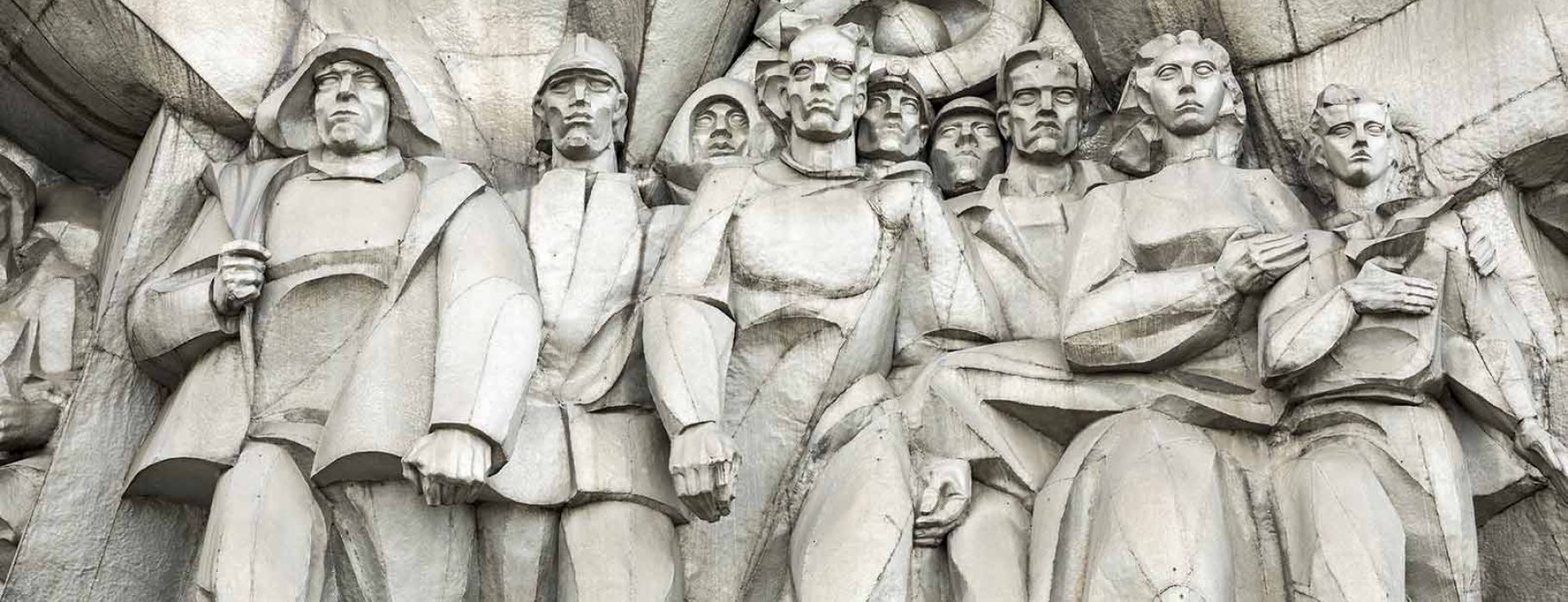 Soviet-Era Bas-relief on the facade of a building in Minsk, Belarus