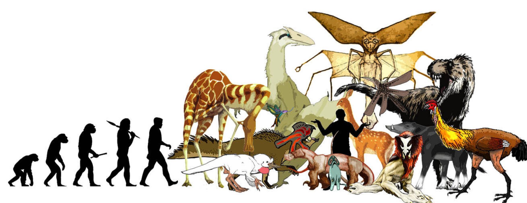 Banner for Speculative Evolution Facebook Group. Via Deviant Art